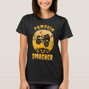 T-shirt Citrouille Smasher Toddler Halloween Pour Monster