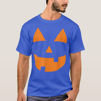 T-shirt Citrouille souriant visage Halloween Party Costume