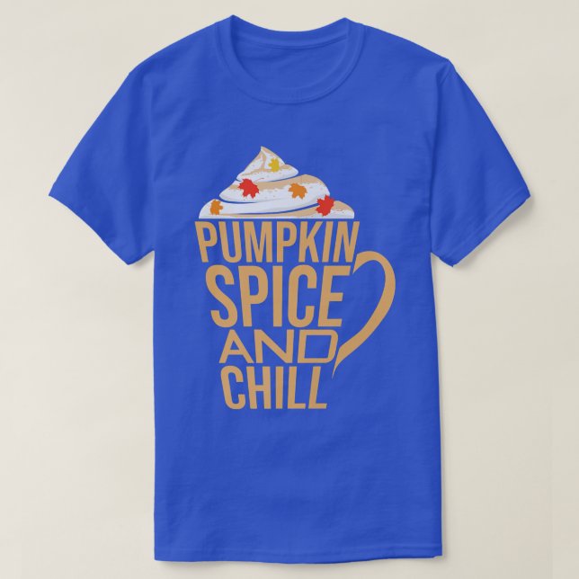 T-shirt Citrouille Spice Caffe Latte Automne Saison Automn (Design devant)