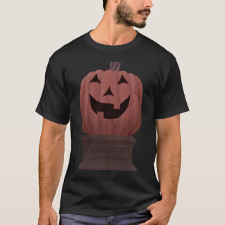 T-shirt citrouille thématique géante