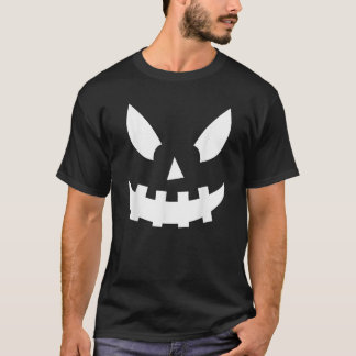 T-shirt Citrouille Visage de Jack O Lantern