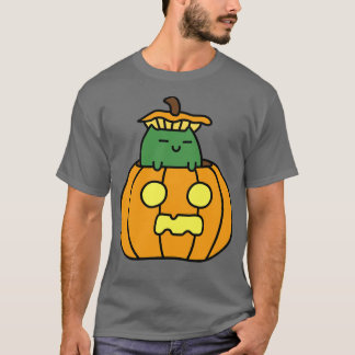T-shirt Citrouille Zombie Chat