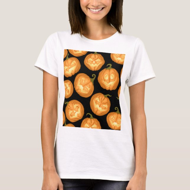 T-shirt Citrouilles d'Halloween (Devant)