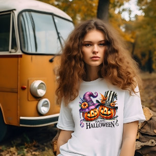 T-shirt Citrouilles heureux en Casquette