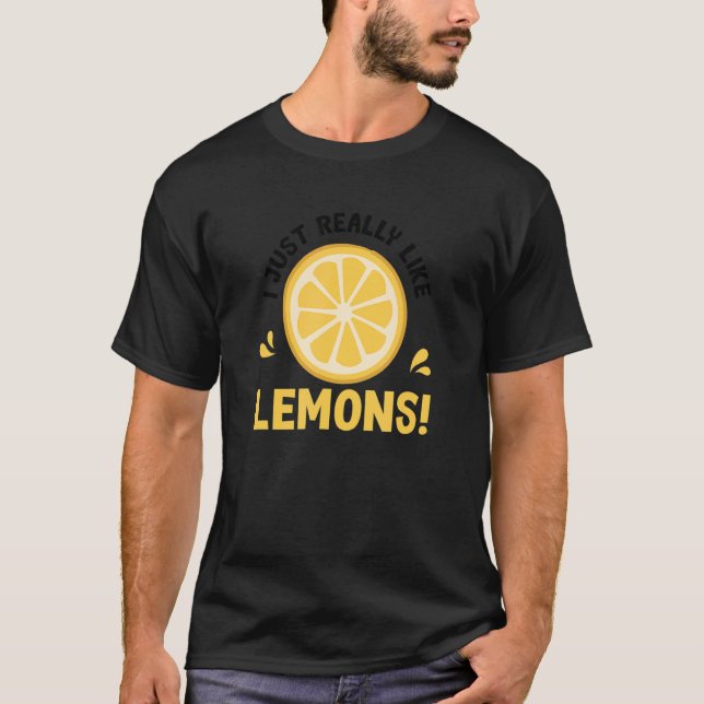 T-shirt Citruis Fruit Été Citron Lémonade Tropicale (Devant)
