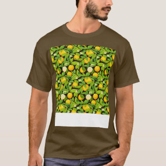T-shirt Citrus Motif transparent Citron Lime Orange Mandar