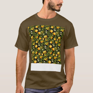 T-shirt Citrus Motif transparent Citron Lime Orange Mandar