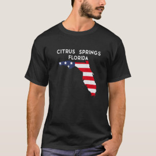 T-shirt Citrus Springs Floride États-Unis Amérique Voyage 