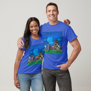T-shirt Cityscape Art par Enfants