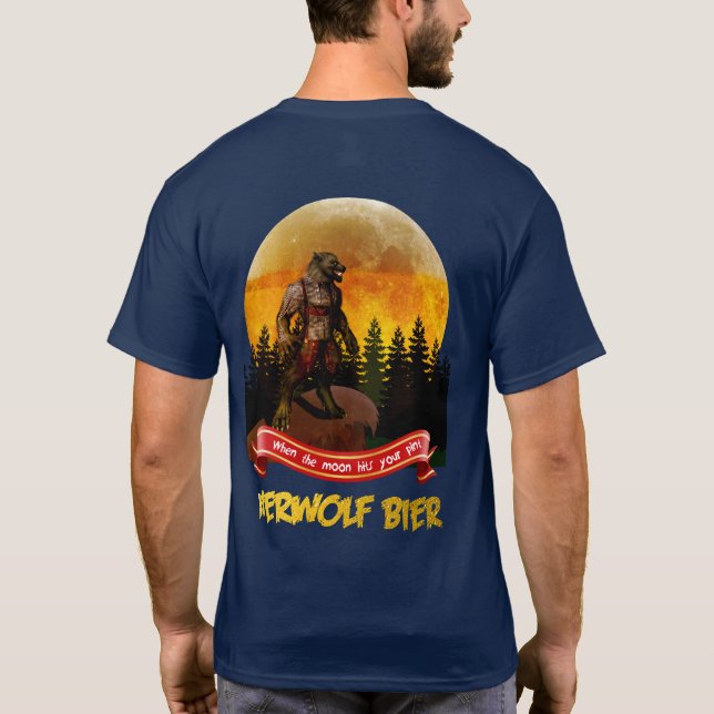 T-shirt Civière de Werwolf d'Allemand - loup-garou (Dos)