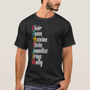 T-shirt Clair Joan Maxine Olivia Annalise Trina Molly Colo