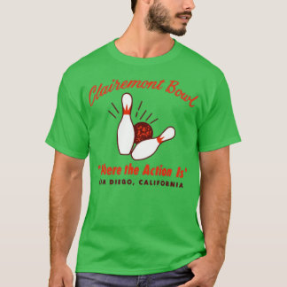 T-shirt Clairemont Bowl - San Diego, Californie - Vintage