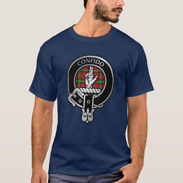 T-shirt Clan Boyd Crest & Tartan (Devant)
