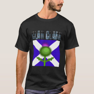T-shirt Clan Clark Tartan Scottish Nom de famille Scotland