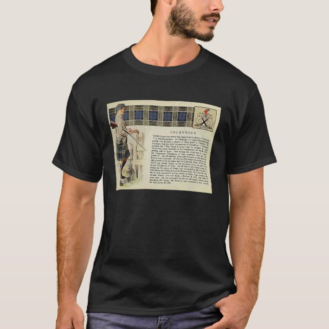 T-shirt Clan Colquhoun Vintage (Devant)