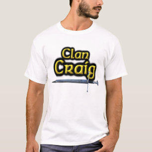 T-shirt Clan Craig Inspiré écossais
