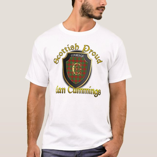 T-shirt Clan Cummings Chemises écossaises (Devant)