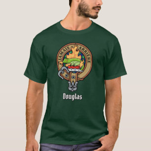 T-shirt Clan Douglas Crest sur Tartan