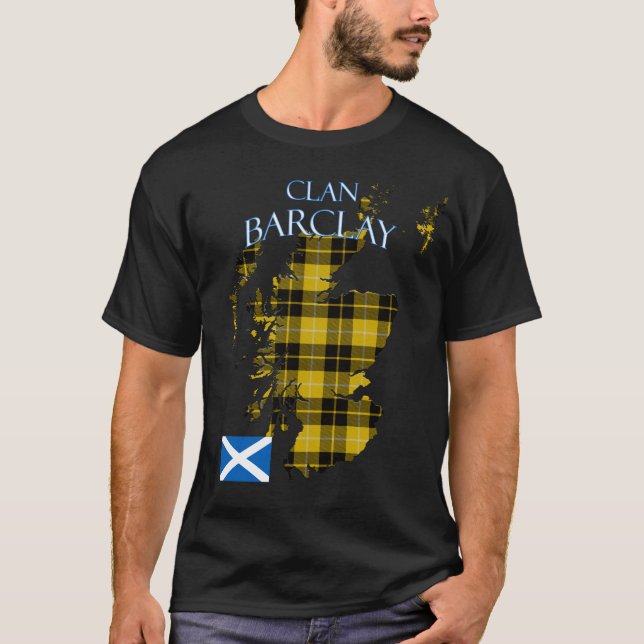 T-shirt Clan écossais de Barclay Tartan Écosse (Devant)