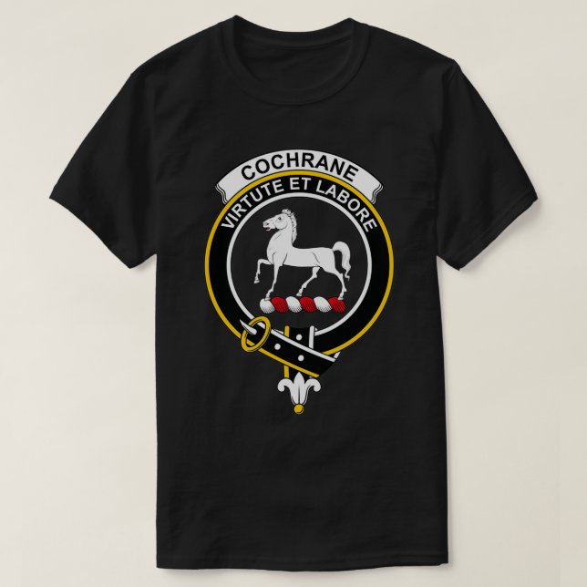 T-shirt Clan écossais de Cochrane Crest (Design devant)