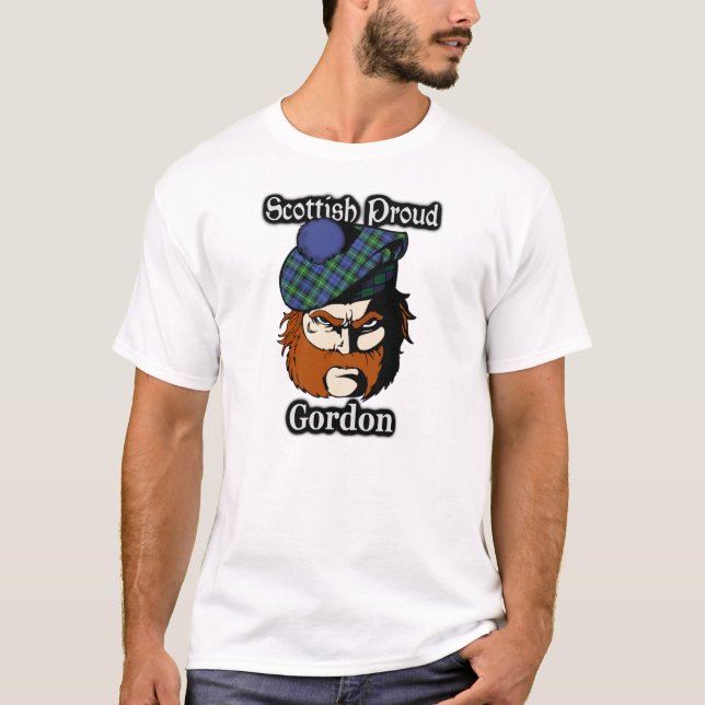 T-shirt Clan écossais de la fierté Gordon Tartan (Devant)