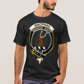 T-shirt Clan écossais de MacPhail Crest Tartan Clan