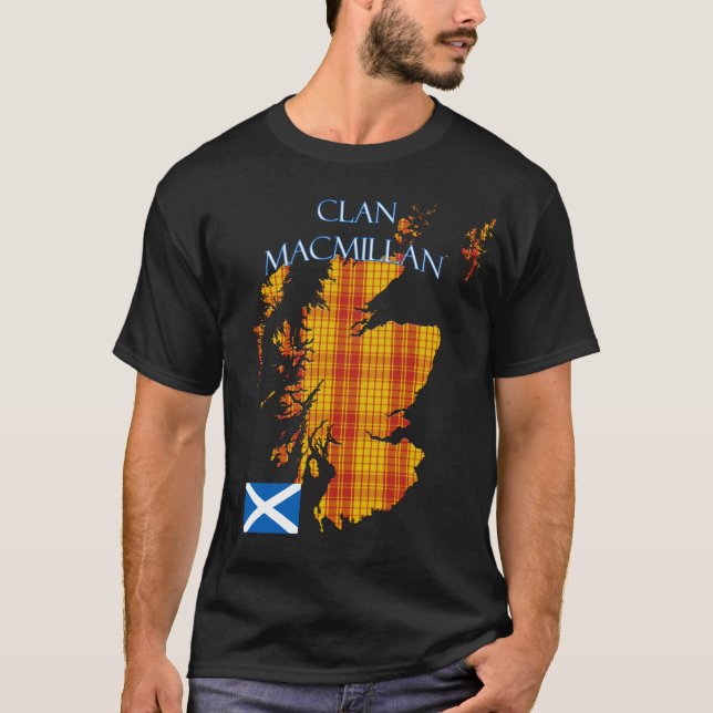 T-shirt Clan écossais MacMillan Tartan Écosse (Devant)