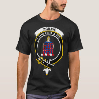 T-shirt Clan écossais Ogilvie Ogilvy Crest Tartan 1
