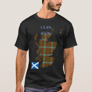 T-shirt Clan écossais Seton Tartan Écosse