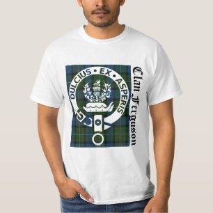 T-shirt Clan Ferguson Crest & Tartan
