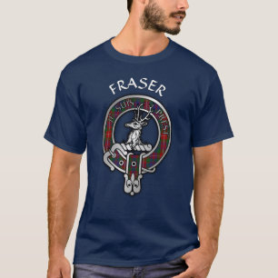 T-shirt Clan Fraser de Lovat Crest & Tartan