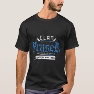 T-shirt Clan Fraser - Mal Et Mal Depuis Le Milieu