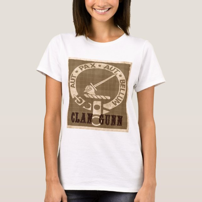 T-shirt Clan Gunn (Devant)
