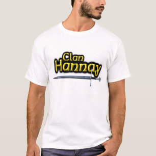 T-shirt Clan Hannay Inspiré écossais
