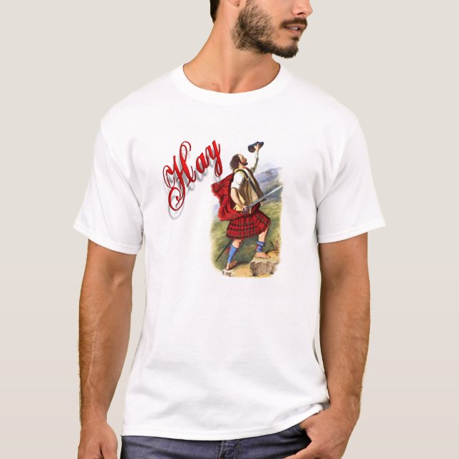 T-shirt Clan Hay Scottish Dream Shirt (Devant)