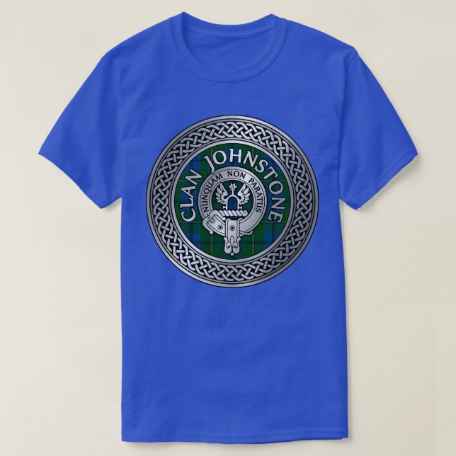 T-shirt Clan Johnstone Crest Tartan (Design devant)