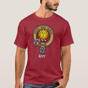 T-shirt Clan Kerr Crest sur Tartan