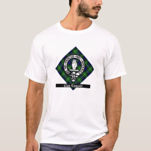 T-shirt Clan Lamont Crest Badge & Tartan