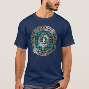 T-shirt Clan Lamont Crest & Tartan Knot