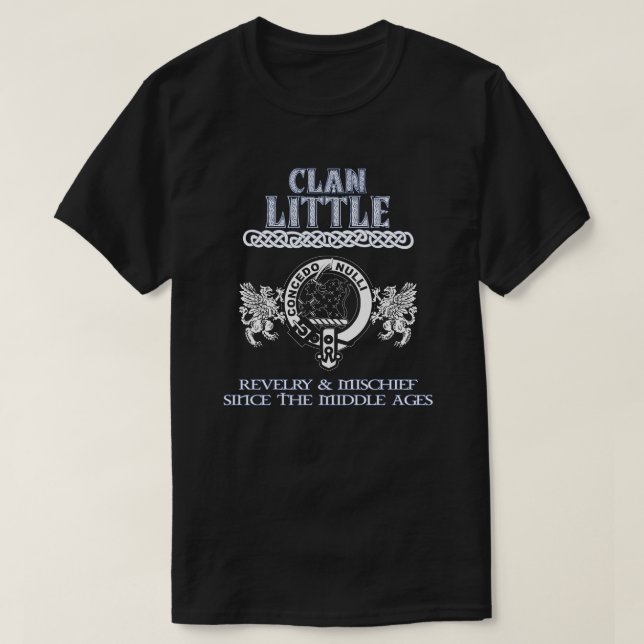 T-shirt Clan Little crest Scottish clans Scottish nom de f (Design devant)