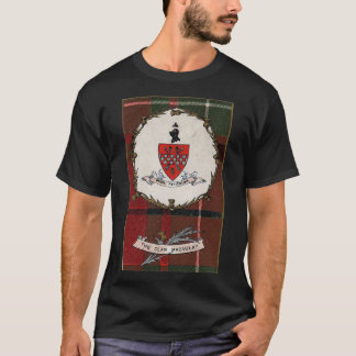 T-shirt Clan MacAulay Insigne de crête Tartan Vintage