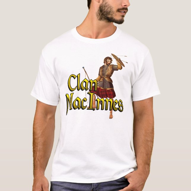 T-shirt Clan MacInnes Scottish Highland Games (Devant)