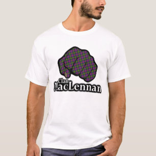 T-shirt Clan MacLennan Écosse Fière Poing Tartan