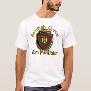 T-shirt Clan Matheson Chemises écossaises fières