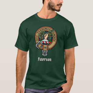 T-shirt Clan Paterson Crest sur Tartan