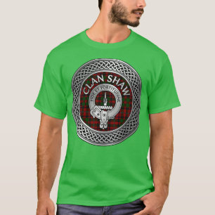T-shirt Clan Shaw Crest Tartan Knot