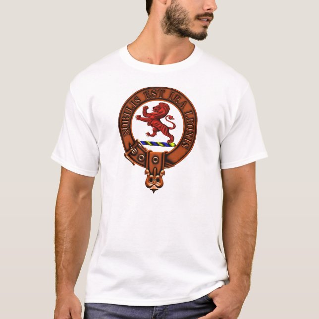 T-shirt Clan Stuart de crête et de Targe de famille de (Devant)
