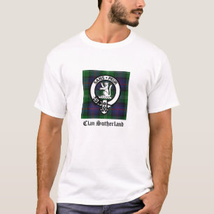 T-shirt Clan Sutherland Crest & Tartan