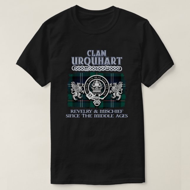 T-shirt Clan Urquhart crête écossaise clans écossais surno (Design devant)