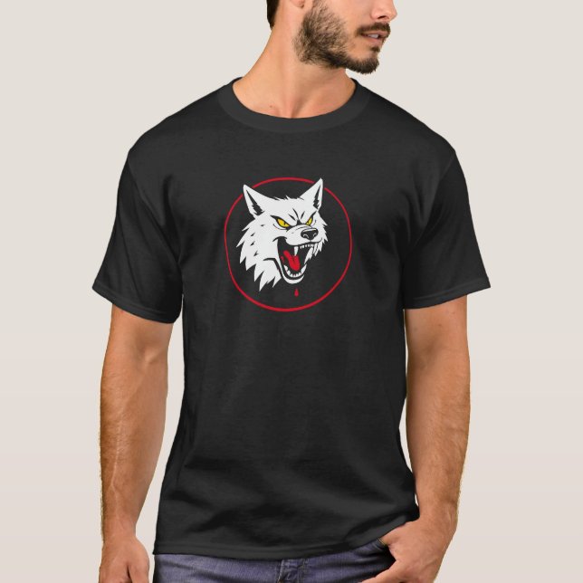 T-shirt Clan Wolf Dragoons clan de la technologie de comba (Devant)